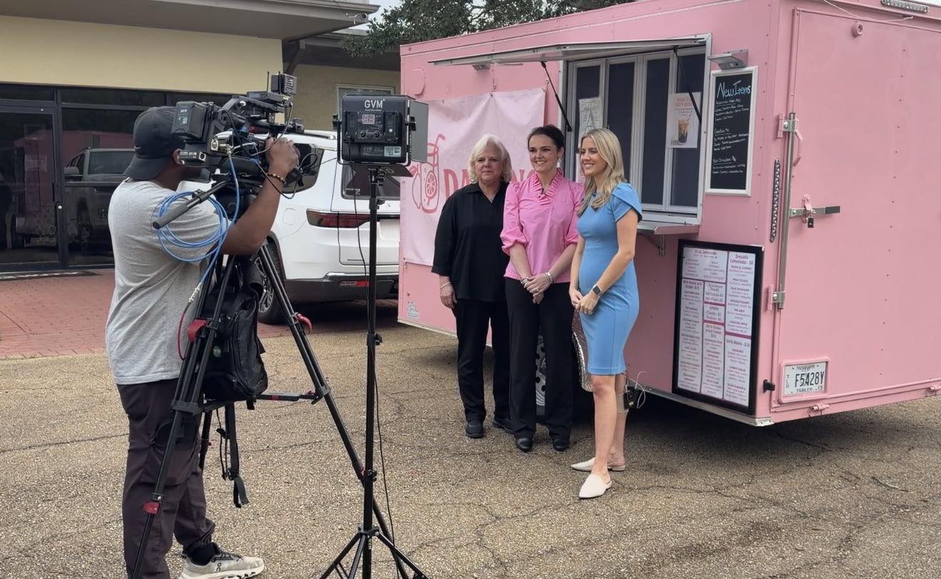 WJTV filming at the trailer